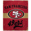 San Francisco 49ers Blankets Sherpa Blanket Throw Blanket san francisco 49ers blankets sherpa blanket throw blanket v26