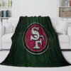 San Francisco 49ers Blankets Sherpa Blanket Throw Blanket san francisco 49ers blankets sherpa blanket throw blanket v52