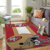 San Francisco 49ers Rug NFL Area Rug Bathroom Rug Indoor Rug Rectangle Carpet san francisco 49ers rug bathroom rug floor rug regtangle carpet home decor ver 1807