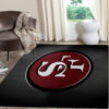 san francisco 49ers rug bathroom rug floor rug regtangle carpet home decor ver 1814
