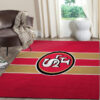 San Francisco 49ers Rug NFL Area Rug Dining Room Rug Indoor Rugs Rectangle Carpet san francisco 49ers rug bathroom rug floor rug regtangle carpet home decor ver 1815