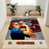 San Francisco 49ers Area Rug NFL Area Rug Bathroom Rugs Indoor Rugs Rectangle Carpet san francisco 49ers rug bathroom rug floor rug regtangle carpet home decor ver 1837