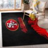 San Francisco 49ers Area Rug NFL Area Rug Living Room Rug Indoor Rugs Rectangle Carpet san francisco 49ers rug bathroom rug floor rug regtangle carpet home decor ver 1842