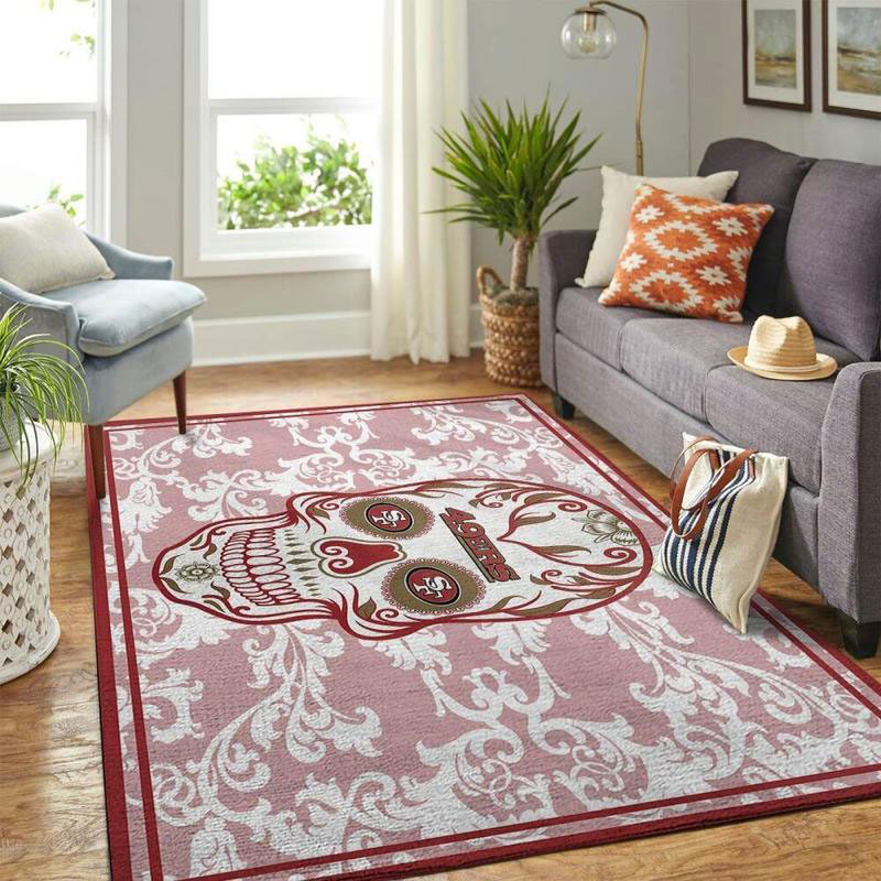 San Francisco 49ers Area Rug NFL Area Rug Kitchen Rug Indoor Rugs Rectangle Carpet