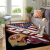 San Francisco 49ers Area Rug NFL Area Rug Living Room Area Rug Indoor Rug Rectangle Carpet san francisco 49ers rug bathroom rug floor rug regtangle carpet home decor ver 1862