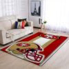 san francisco 49ers rug bathroom rug floor rug regtangle carpet home decor ver 1864