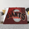 San Francisco Giants Blanket Sherpa Blanket Throw Blanket san francisco giants blanket sherpa blanket throw blanket v15