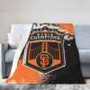 San Francisco Giants Blankets Sherpa Blanket Throw Blanket san francisco giants blankets sherpa blanket throw blanket v11