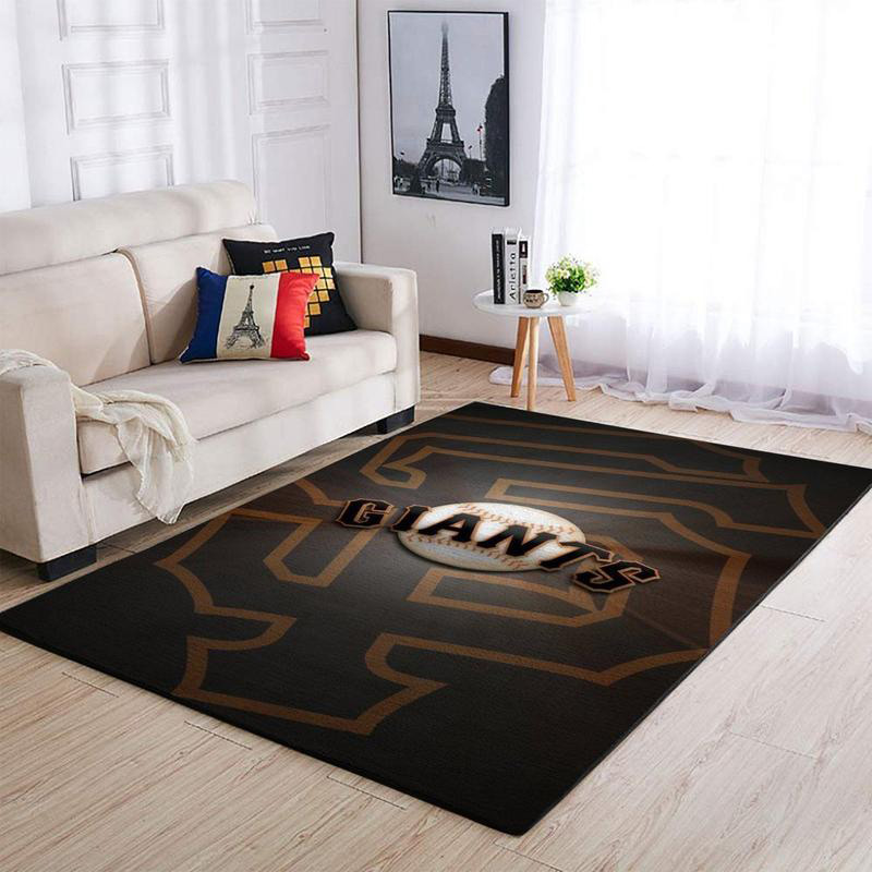San Francisco Giants Area Rug MLB Area Rug Bedroom Rug Indoor Rug Rectangle Carpet