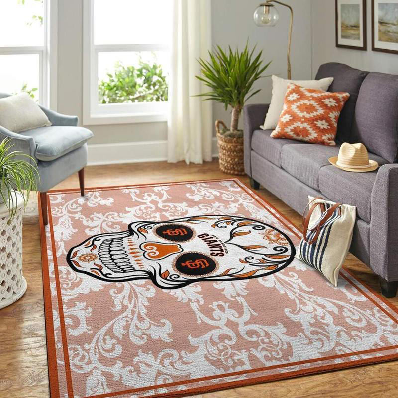 San Francisco Giants Area Rug MLB Area Rug Living Room Rug Indoor Indoor Rug Rectangle Carpet