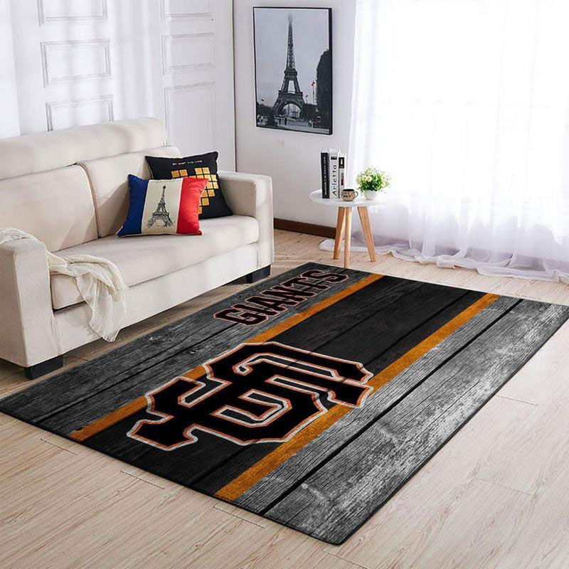 San Francisco Giants Rug MLB Area Rug Dining Room Rug Indoor Indoor Rugs Rectangle Carpet