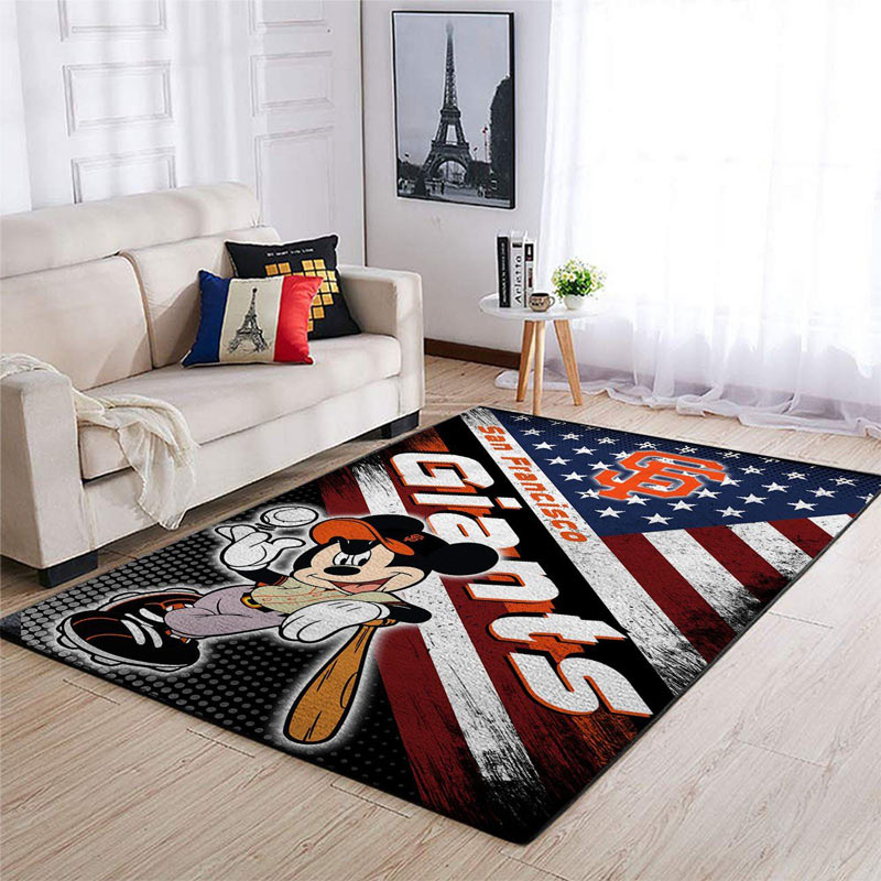 San Francisco Giants Rug MLB Area Rug Bathroom Rugs Indoor Rug Rectangle Carpet
