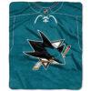 San Jose Sharks Blanket FLeece Blanket Throw Blanket san jose sharks blanket fleece blanket throw blanket v8
