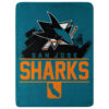 San Jose Sharks Blanket Sherpa Blanket Throw Blanket san jose sharks blanket sherpa blanket throw blanket v1