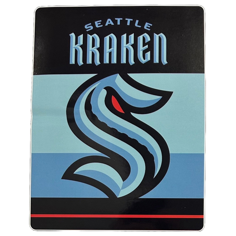 Seattle Kraken Blanket Sherpa Blanket Throw Blanket