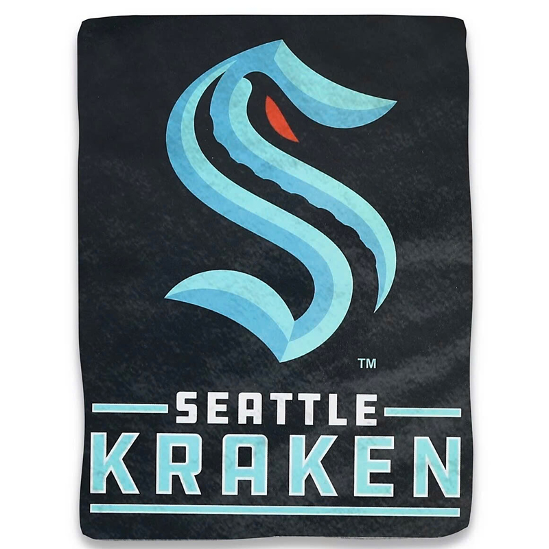 Seattle Kraken Blankets Sherpa Blanket Throw Blanket