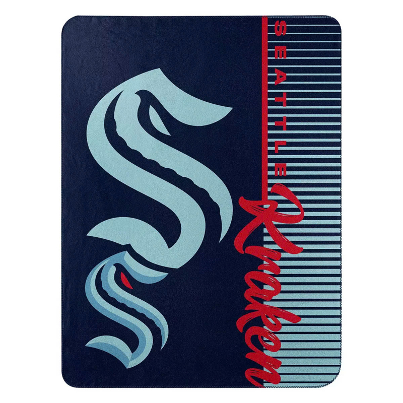 Seattle Kraken Blankets Sherpa Blanket Throw Blanket