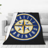 seattle mariners blanket fleece blanket throw blanket v14