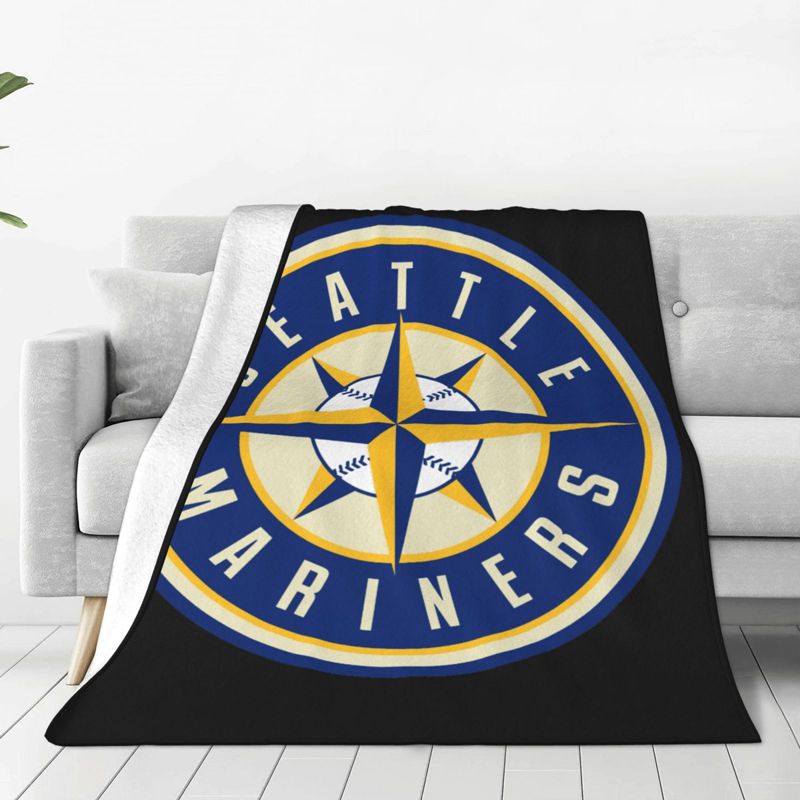 Seattle Mariners Blanket FLeece Blanket Throw Blanket