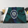 seattle mariners blanket fleece blanket throw blanket v28