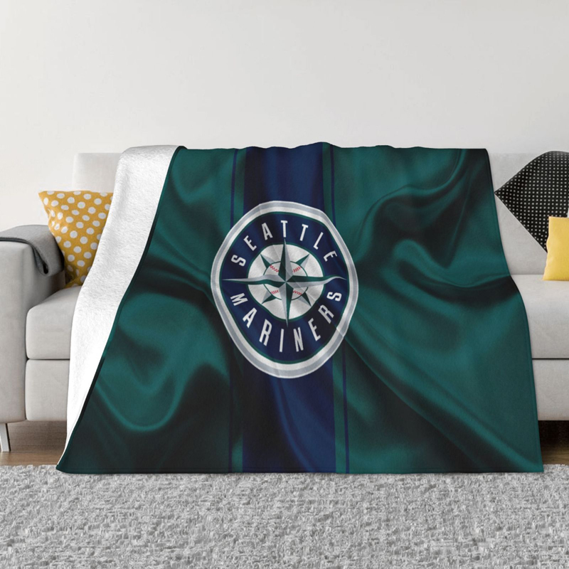 Seattle Mariners Blanket FLeece Blanket Throw Blanket