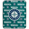 seattle mariners blanket fleece blanket throw blanket v49