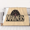 seattle mariners blanket sherpa blanket throw blanket v10