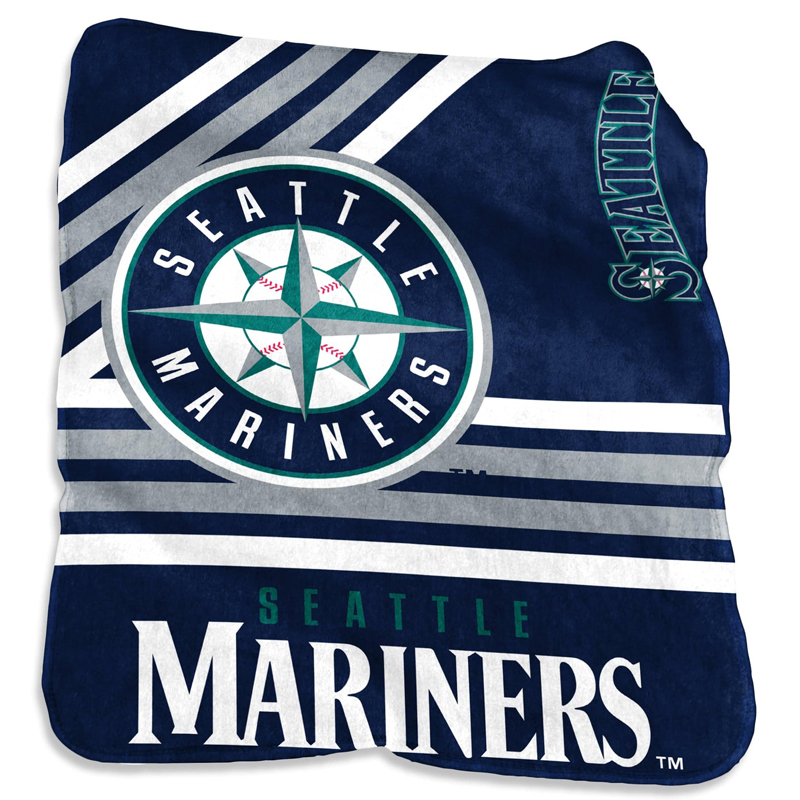 Seattle Mariners Blanket Sherpa Blanket Throw Blanket