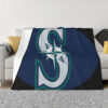 seattle mariners blankets fleece blanket throw blanket v11