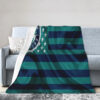 Seattle Mariners Blankets FLeece Blanket Throw Blanket seattle mariners blankets fleece blanket throw blanket v29