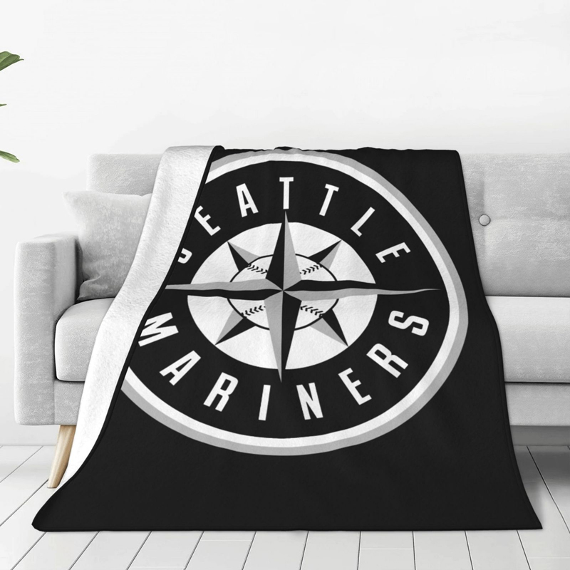 Seattle Mariners Blankets Sherpa Blanket Throw Blanket