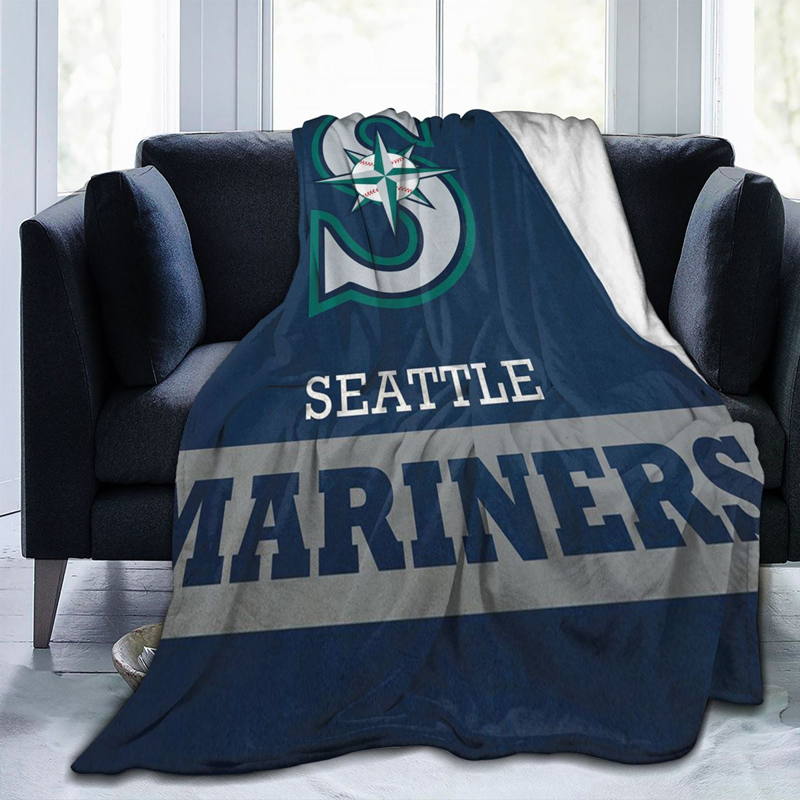 Seattle Mariners Blankets Sherpa Blanket Throw Blanket