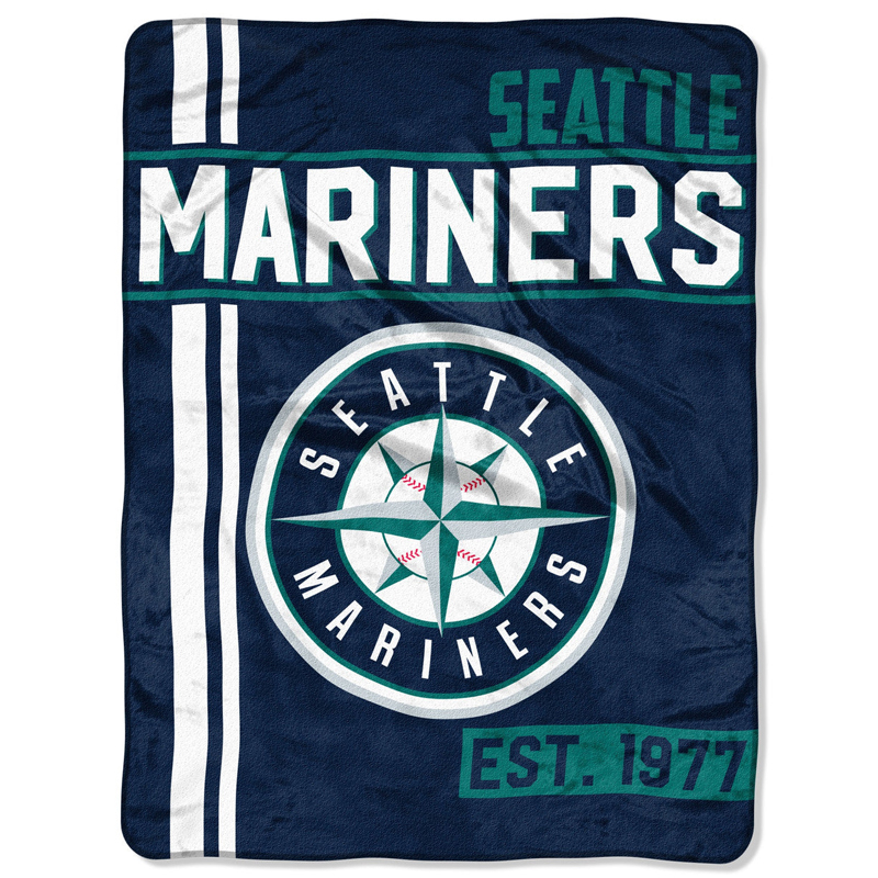 Seattle Mariners Blankets Sherpa Blanket Throw Blanket