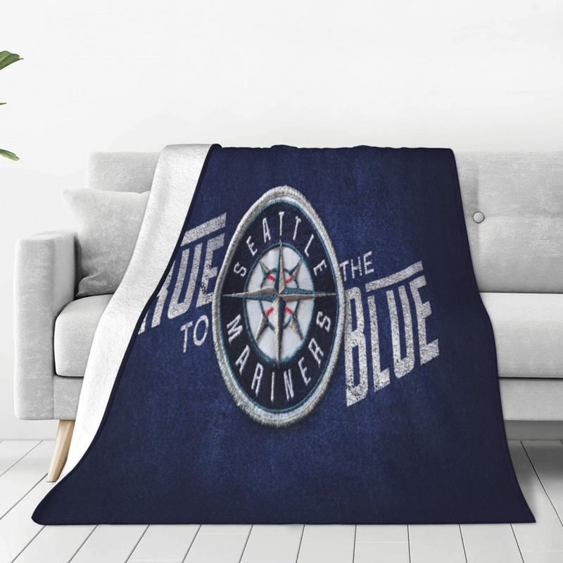 Seattle Mariners Blankets Sherpa Blanket Throw Blanket
