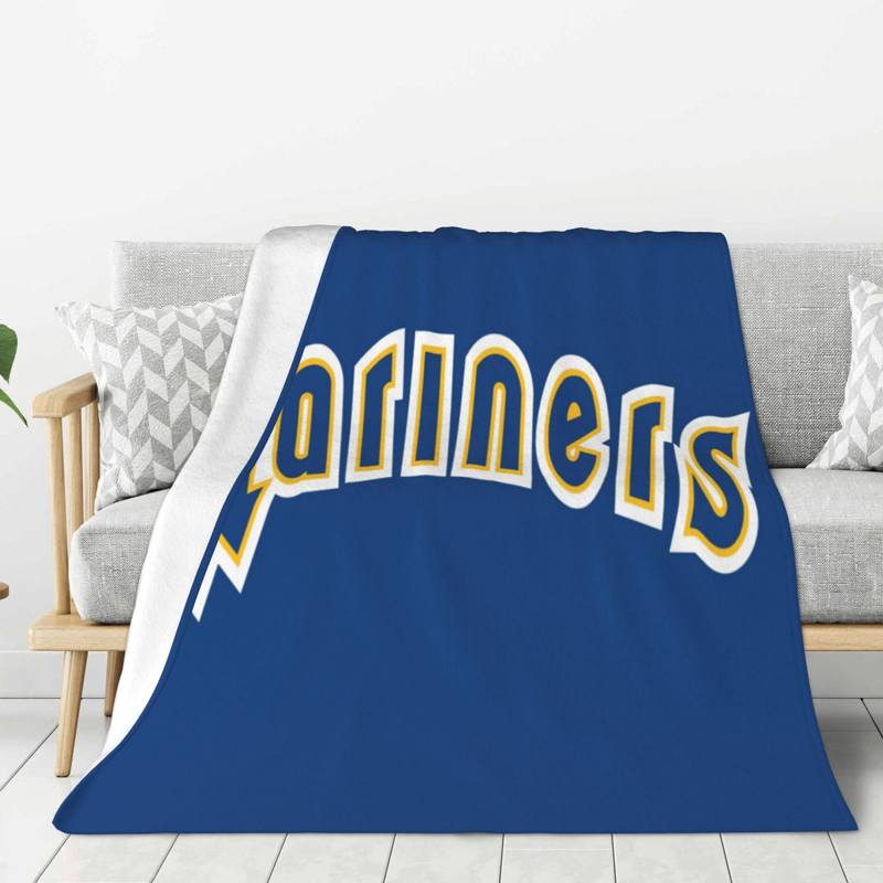 Seattle Mariners Blankets Sherpa Blanket Throw Blanket