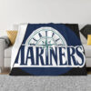 seattle mariners blankets sherpa blanket throw blanket v43
