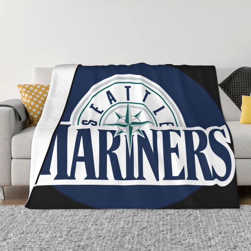 Seattle Mariners Blankets Sherpa Blanket Throw Blanket