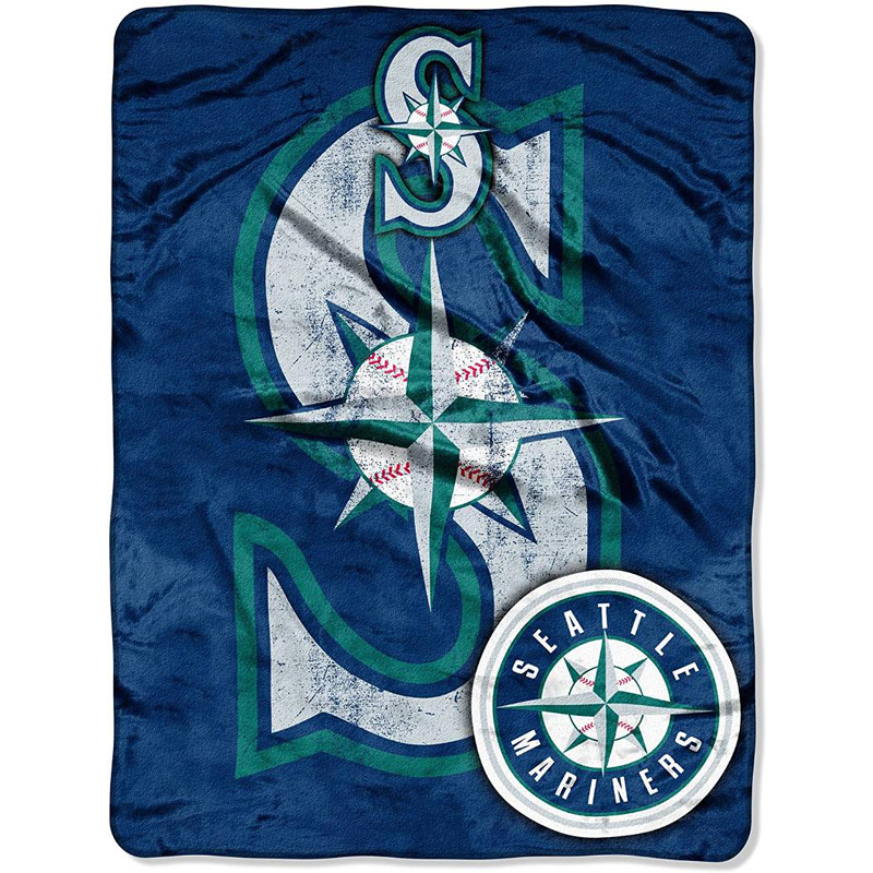 Seattle Mariners Blankets Sherpa Blanket Throw Blanket