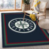 Seattle Mariners Area Rug MLB Area Rug Living Room Rug Indoor Indoor Rug Rectangle Carpet seattle mariners rug living room carpet regtangle carpet floor decor home decor ver 348