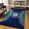 Seattle Mariners Rug MLB Area Rug Living Room Area Rug Indoor Rugs Rectangle Carpet seattle mariners rug living room carpet regtangle carpet floor decor home decor ver 349