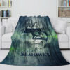 Seattle Seahawks Blanket Sherpa Blanket Throw Blanket seattle seahawks blanket sherpa blanket throw blanket v42