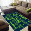 Seattle Seahawks Area Rug NFL Area Rug Bathroom Rug Indoor Indoor Rugs Rectangle Carpet seattle seahawks rug bathroom rug floor rug regtangle carpet home decor ver 1948