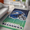 Seattle Seahawks Area Rug NFL Area Rug Kitchen Rug Indoor Rugs Rectangle Carpet seattle seahawks rug living room rug floor rug regtangle carpet home decor ver 1972