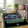 Seattle Seahawks Rug NFL Area Rug Living Room Area Rug Indoor Rugs Rectangle Carpet seattle seahawks rug living room rug floor rug regtangle carpet home decor ver 1979
