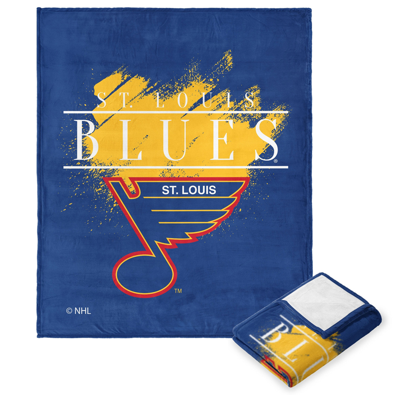 St Louis Blues Blanket Sherpa Blanket Throw Blanket