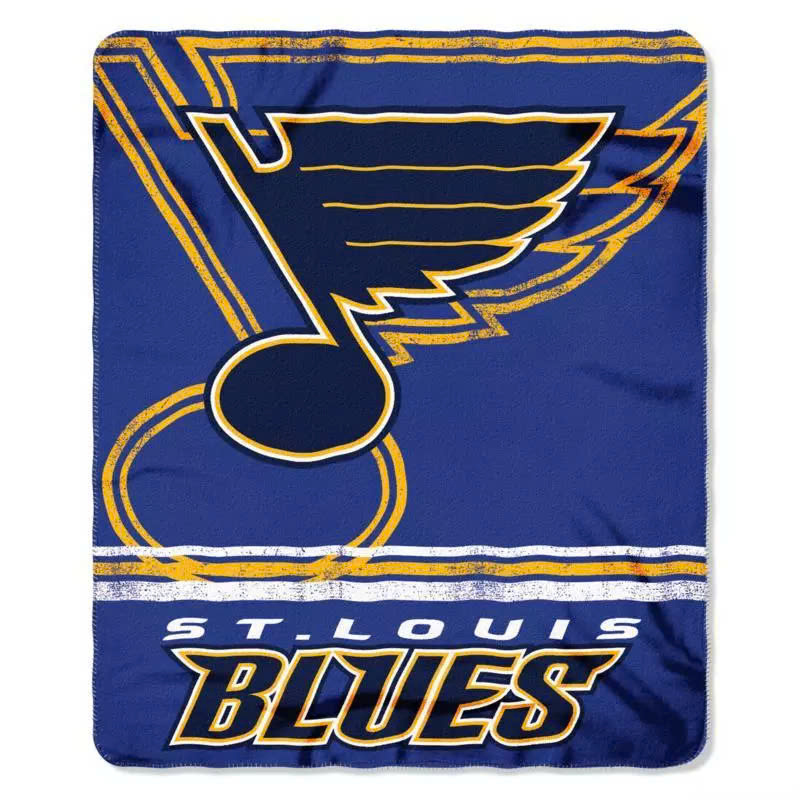 St Louis Blues Blanket Sherpa Blanket Throw Blanket