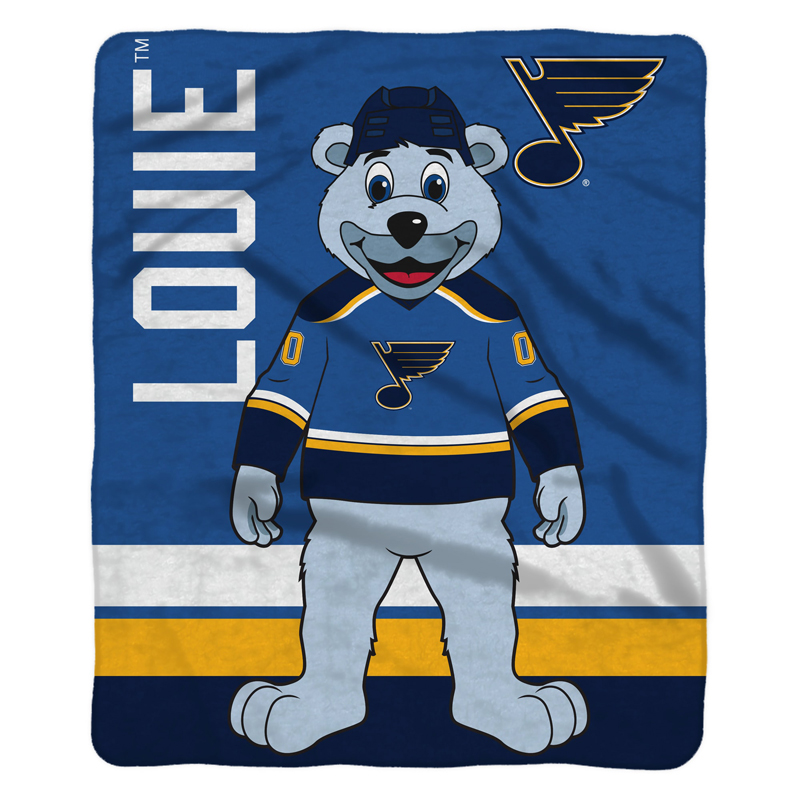 St Louis Blues Blanket Sherpa Blanket Throw Blanket