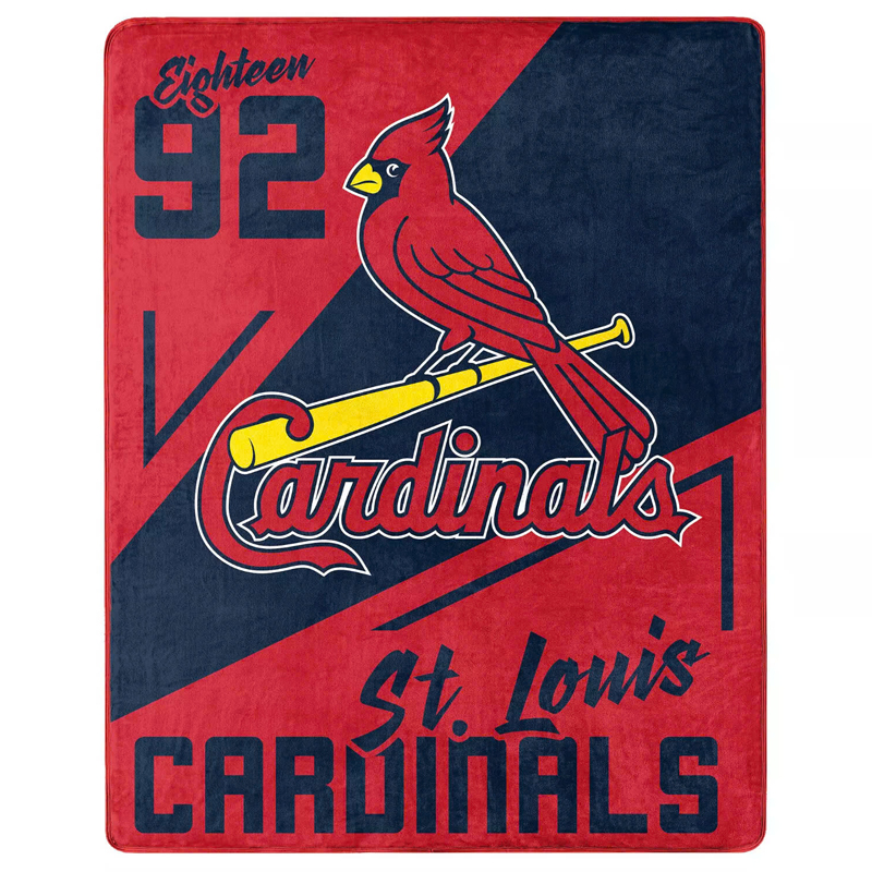 St Louis Cardinals Blanket Sherpa Blanket Throw Blanket
