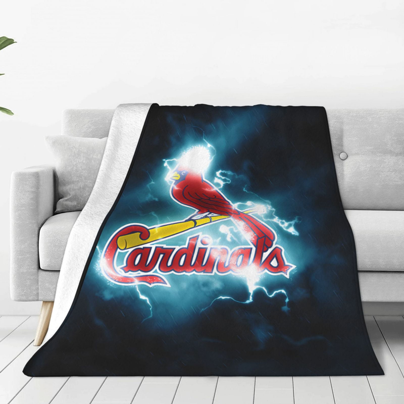 St Louis Cardinals Blanket Sherpa Blanket Throw Blanket
