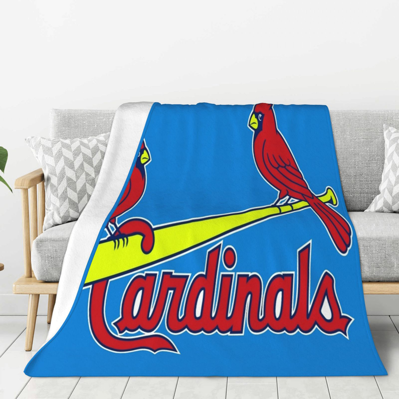 St Louis Cardinals Blanket Sherpa Blanket Throw Blanket